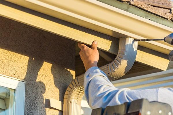 the cost of gutter installation for an average-sized home ranges from $800 to $1500